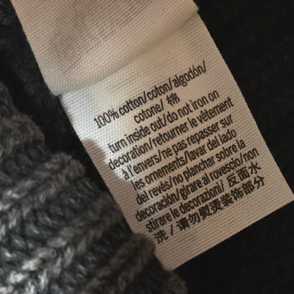 Forenza Victoria's Secret Gray V Neck Oversized Chunky Knit Sweater Size Small - Picture 7 of 11